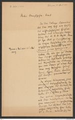 k.k. naturhistorisches Hofmuseum, Intendanzakten 1885-1896 (Hauer), Aktenzahl Z.254.b/1888, Seite 1